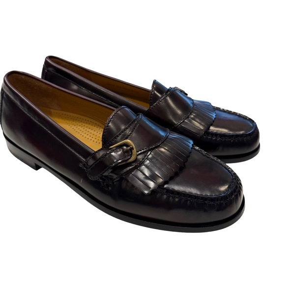 Cole Haan Men’s Kiltie Buckle Burgundy Loafers 12D Excellent!! main image 12